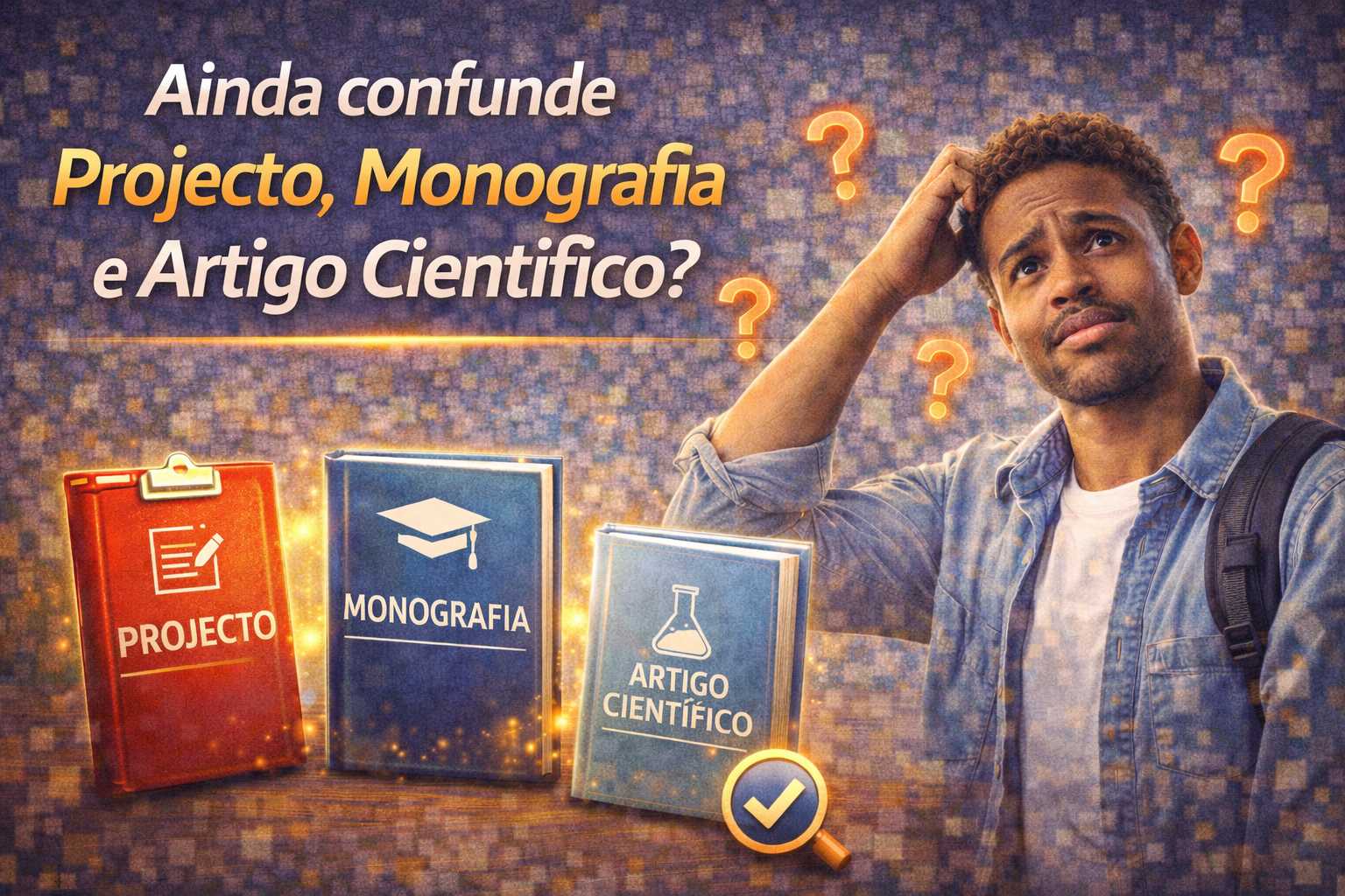 Diferença entre Projecto de Pesquisa, Monografia e Artigo Científico